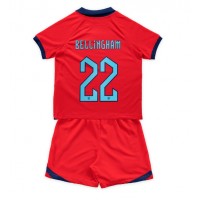 England Jude Bellingham #22 Replica Away Minikit World Cup 2022 Short Sleeve (+ pants)